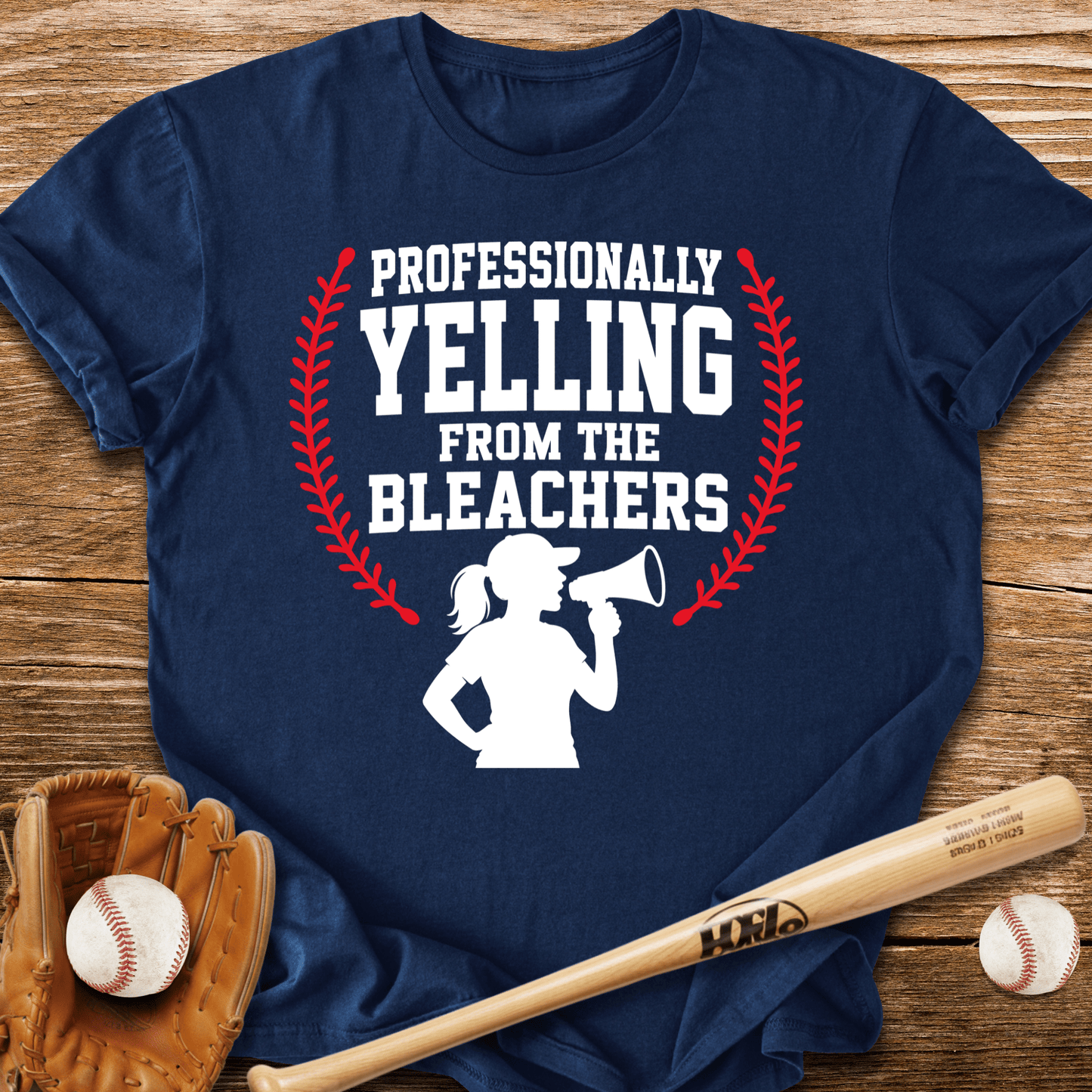 Loud Bleacher Mom T-Shirt - HomeRun PrintsT-Shirt