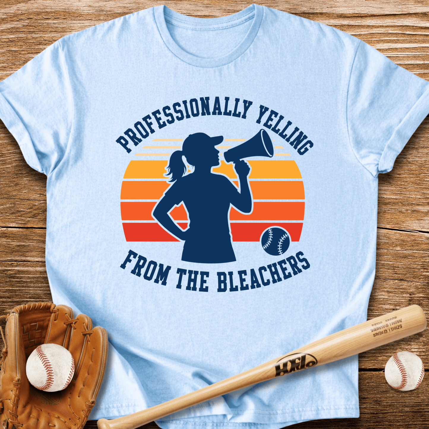 Loud Bleacher Mom T-Shirt - HomeRun PrintsT-Shirt