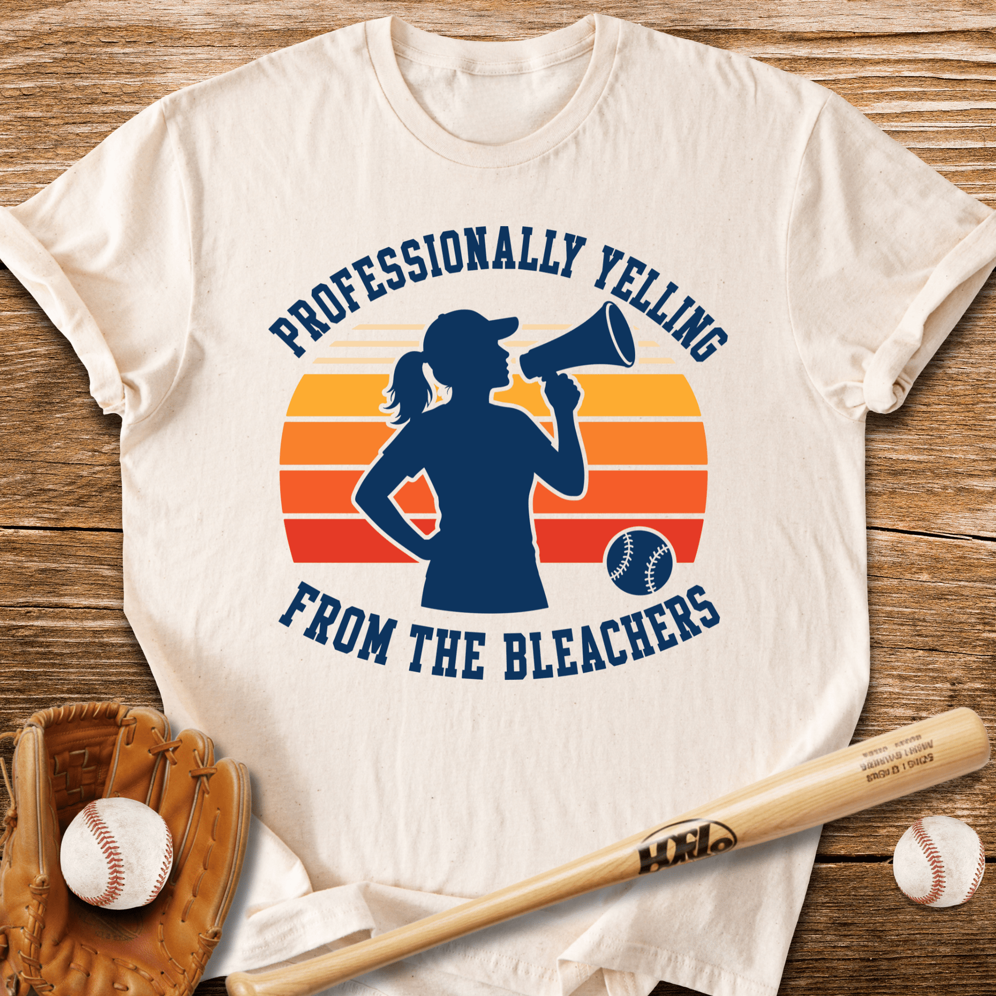 Loud Bleacher Mom T-Shirt - HomeRun PrintsT-Shirt
