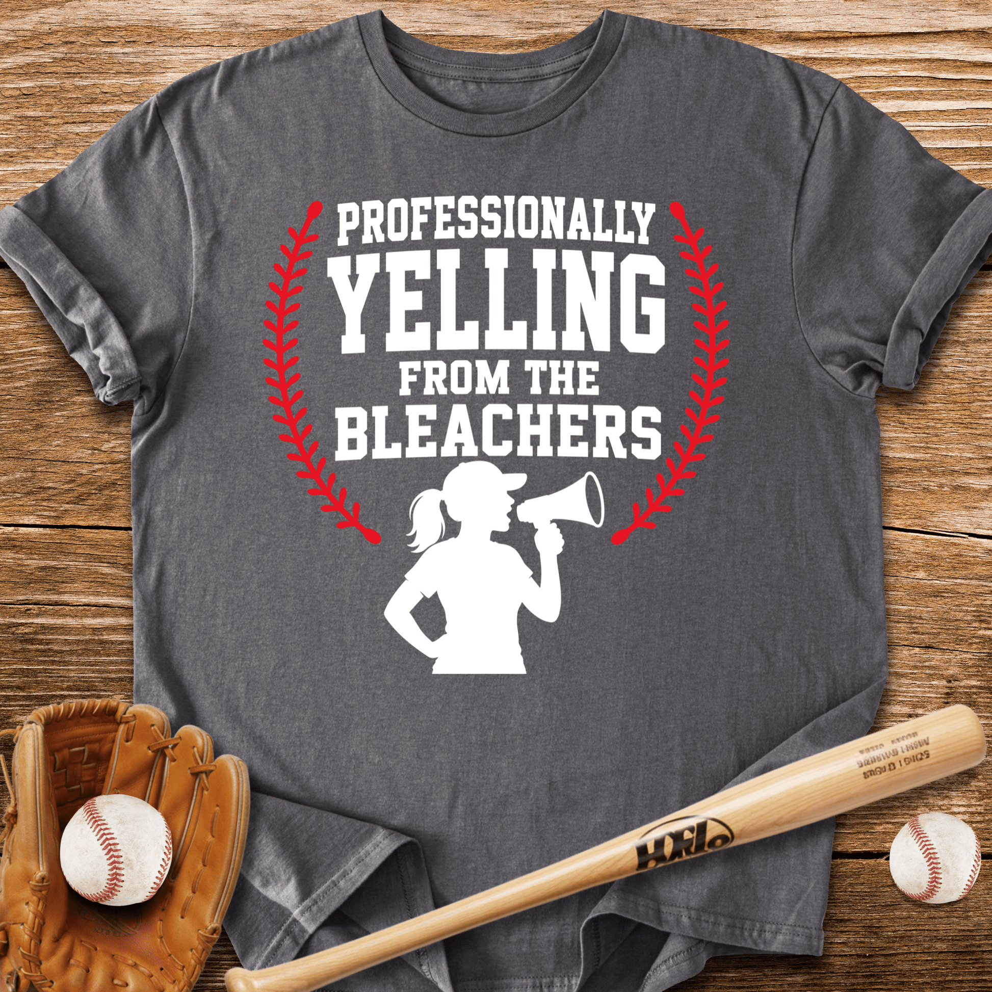 Loud Bleacher Mom T-Shirt - HomeRun PrintsT-Shirt