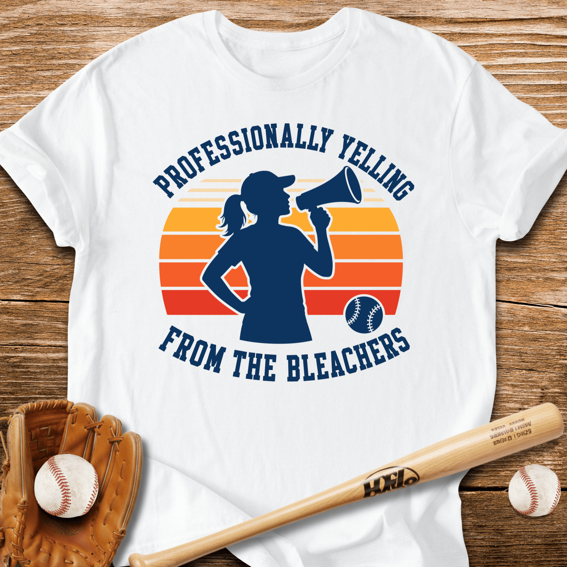 Loud Bleacher Mom T-Shirt - HomeRun PrintsT-Shirt