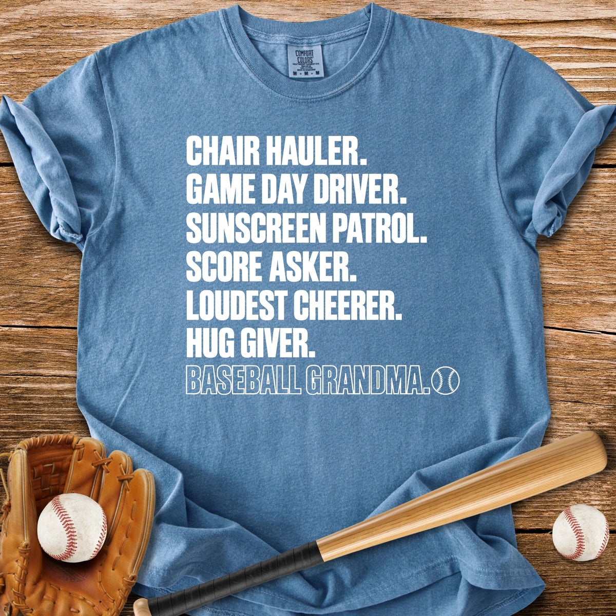 Loudest Cheerer Grandma - HomeRun PrintsComfort Colors