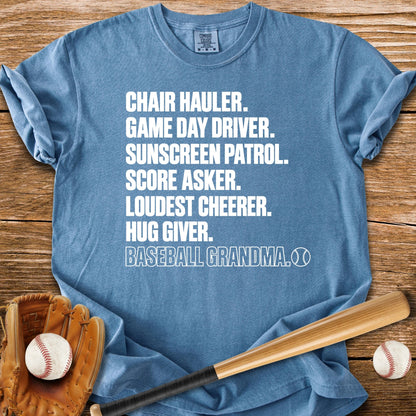 Loudest Cheerer Grandma - HomeRun PrintsComfort Colors