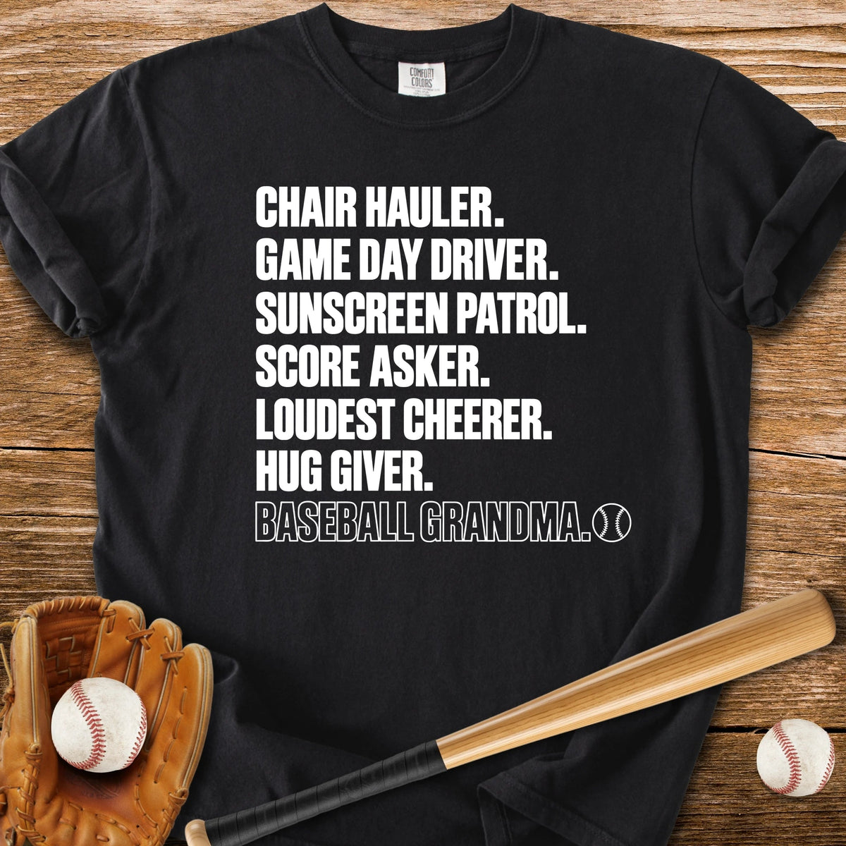 Loudest Cheerer Grandma - HomeRun PrintsComfort Colors
