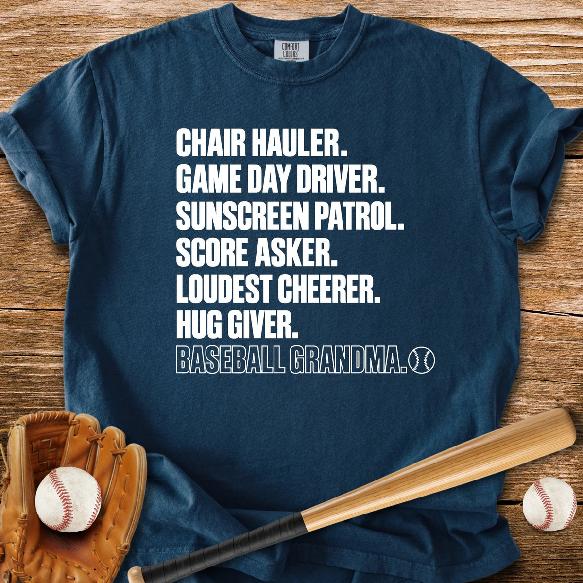 Loudest Cheerer Grandma - HomeRun PrintsComfort Colors