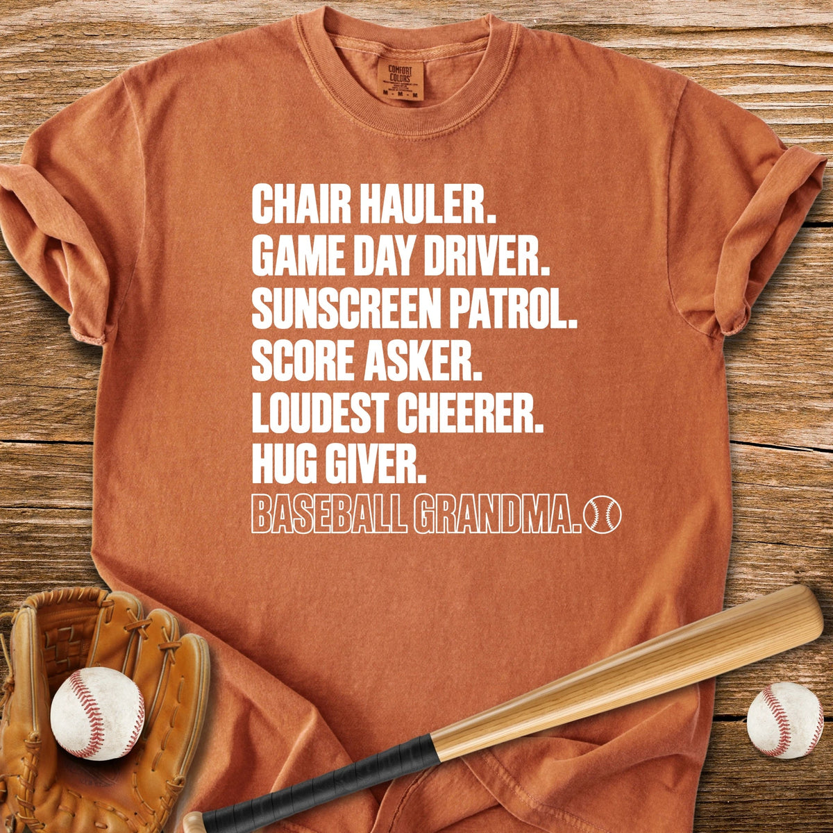 Loudest Cheerer Grandma - HomeRun PrintsComfort Colors