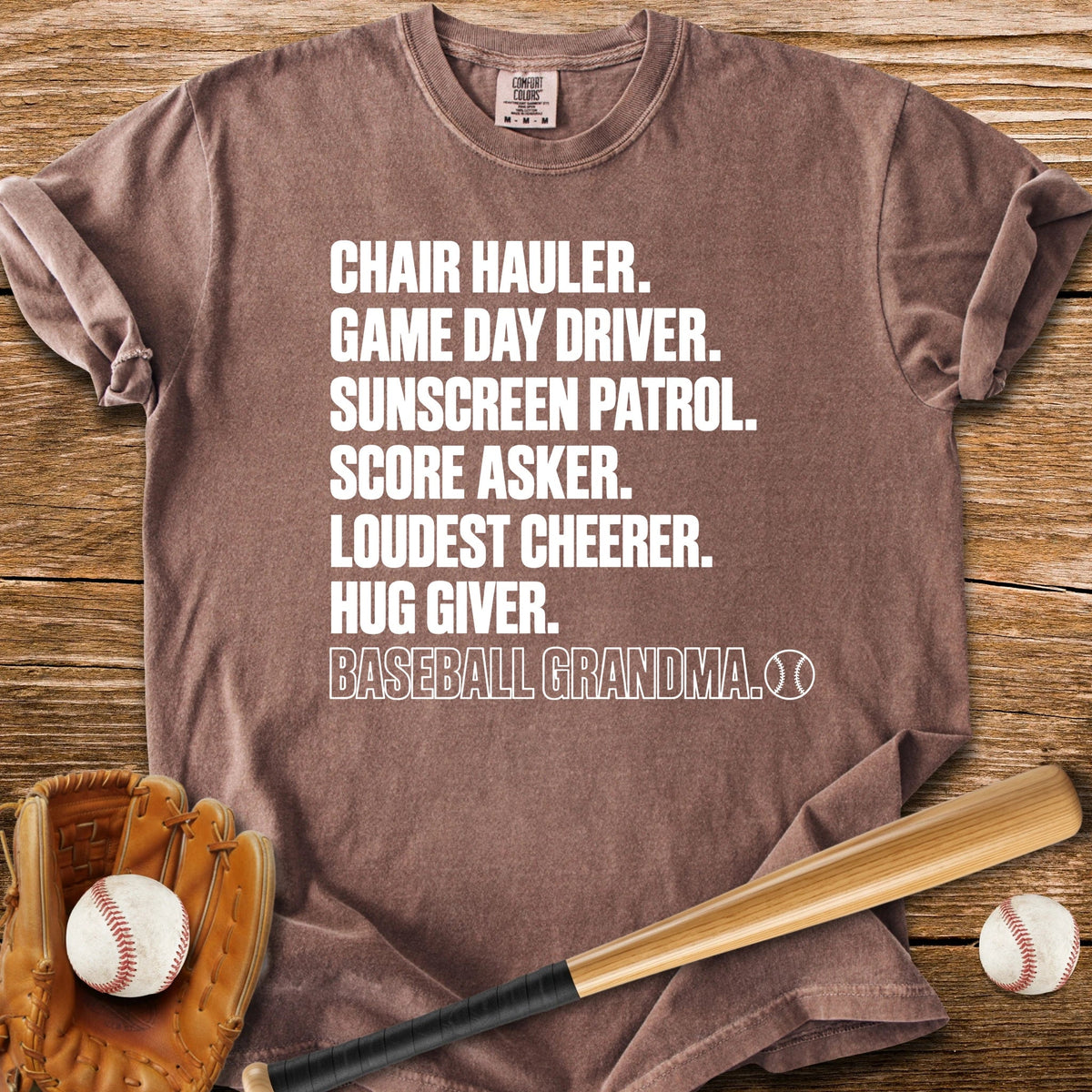 Loudest Cheerer Grandma - HomeRun PrintsComfort Colors