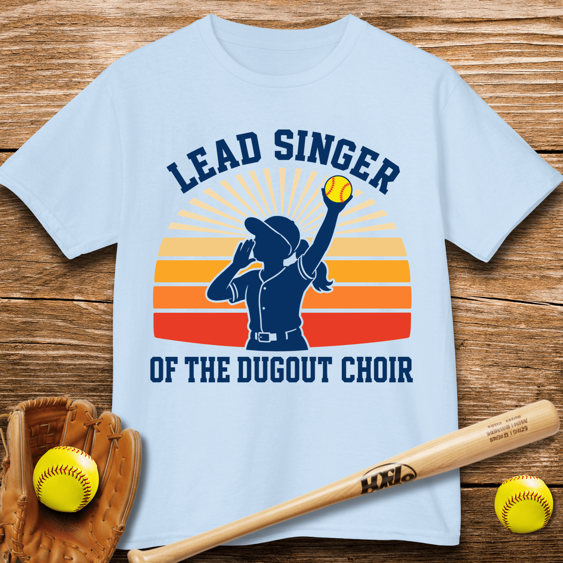 Loudest Girl In Dugout Kids T-shirt - HomeRun PrintsKids clothes