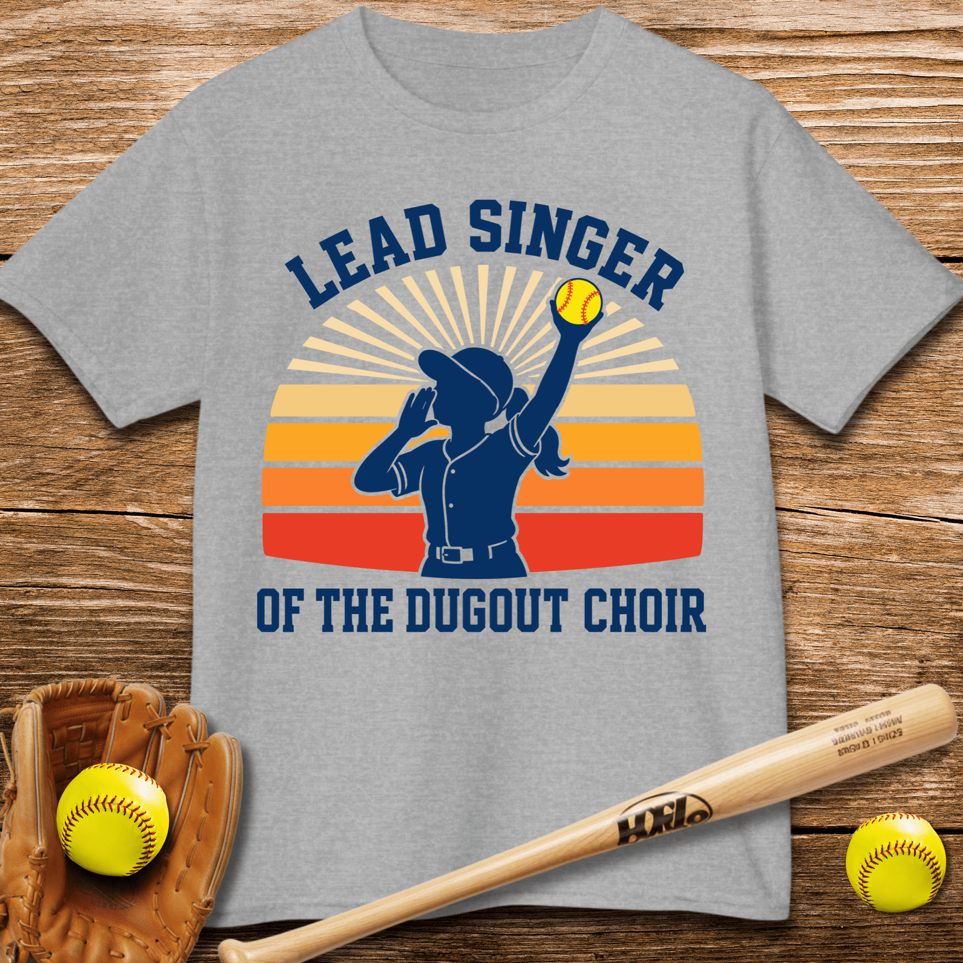 Loudest Girl In Dugout Kids T-shirt - HomeRun PrintsKids clothes