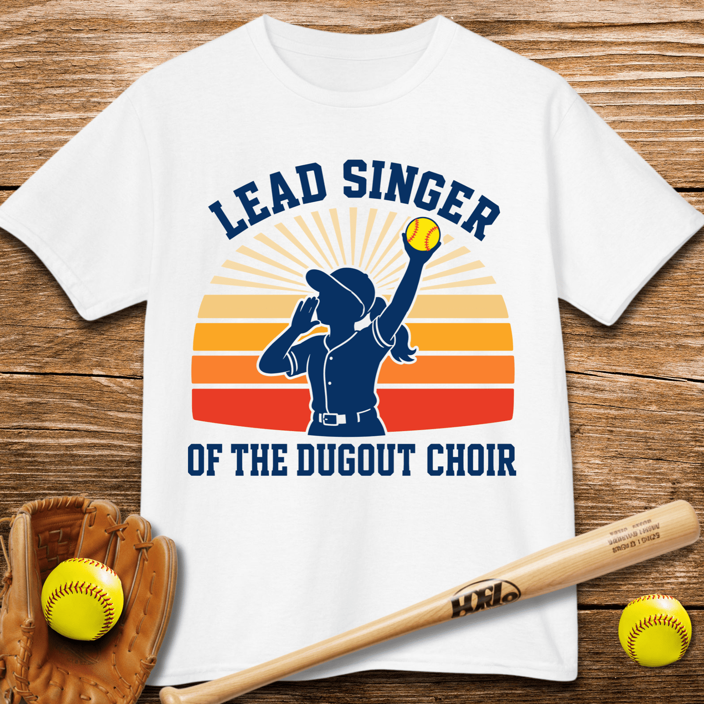 Loudest Girl In Dugout Kids T-shirt - HomeRun PrintsKids clothes