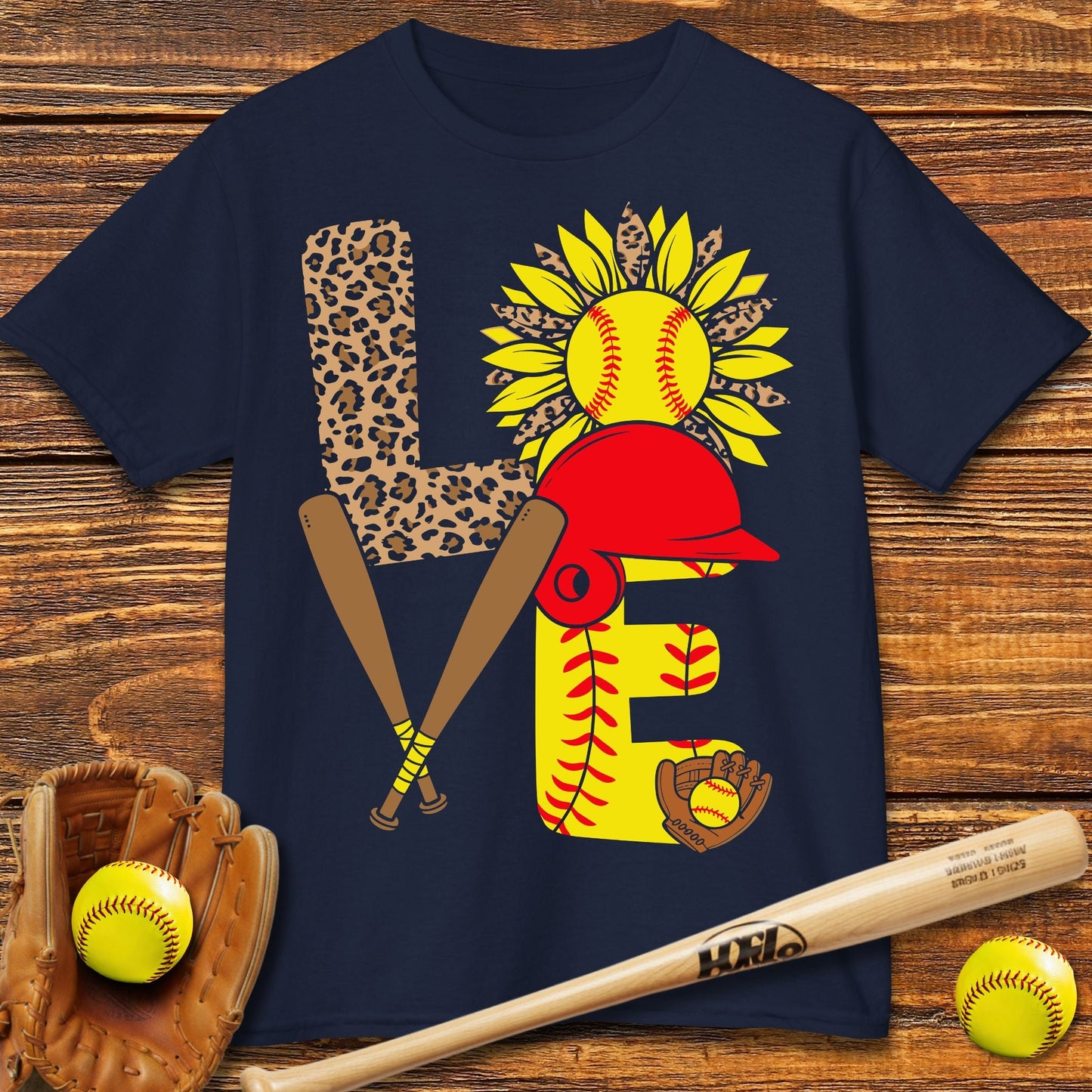 Love Softball Kids T-shirt - HomeRun PrintsKids clothes