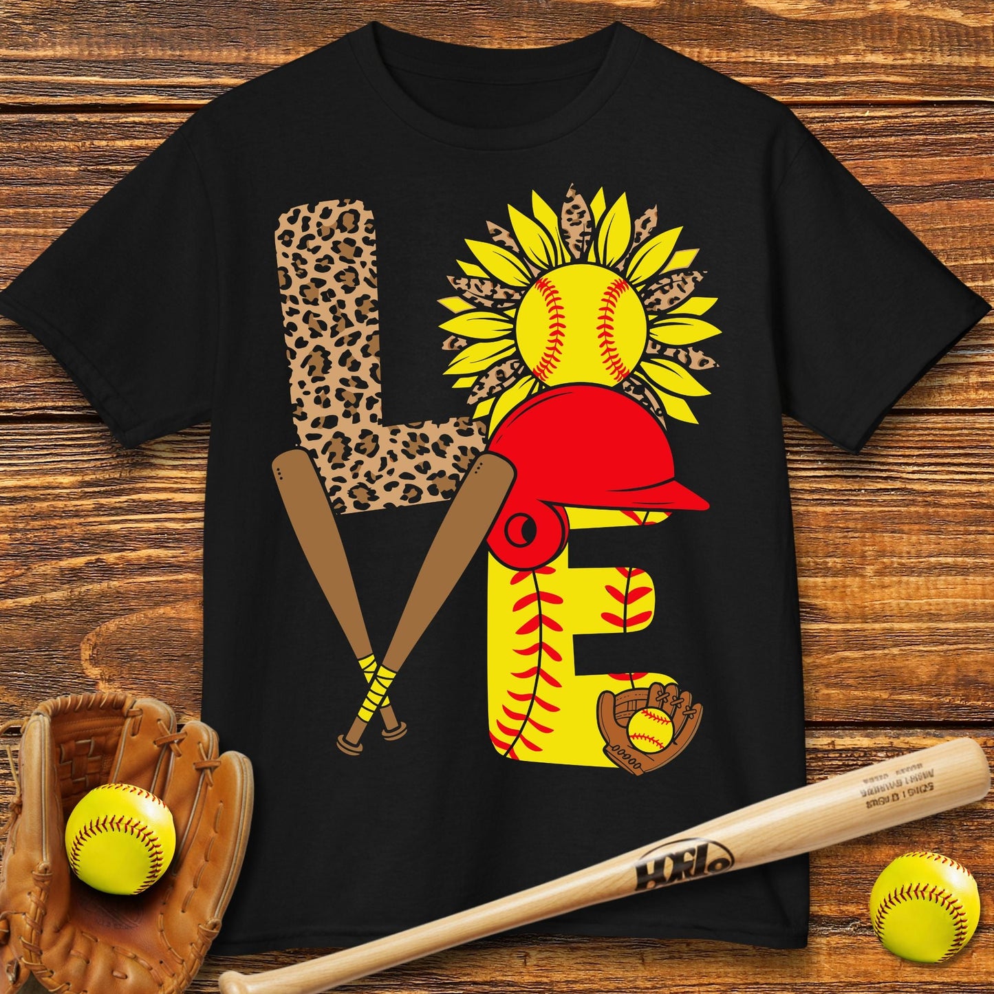 Love Softball Kids T-shirt - HomeRun PrintsKids clothes