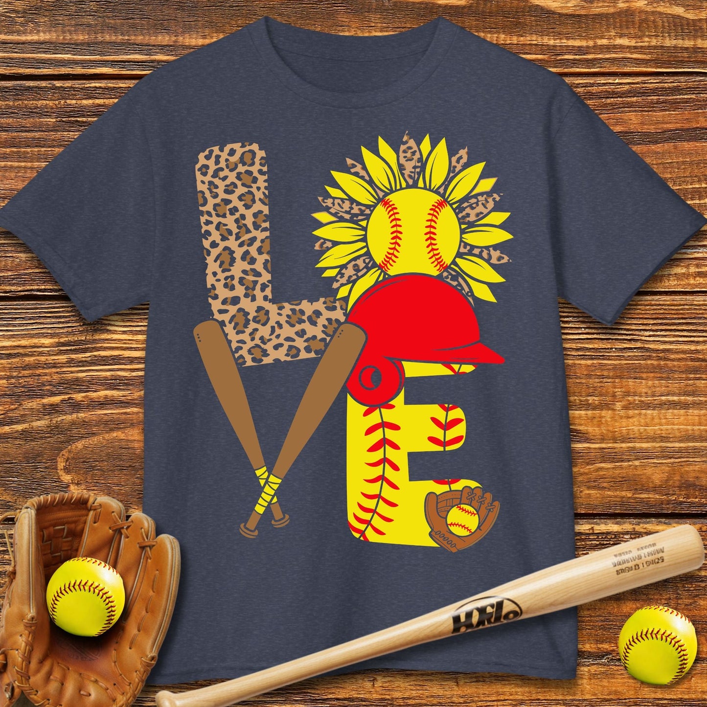Love Softball Kids T-shirt - HomeRun PrintsKids clothes