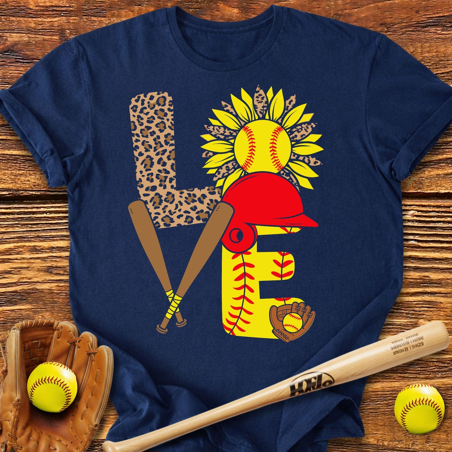 Love Softball T-Shirt - HomeRun PrintsT-Shirt