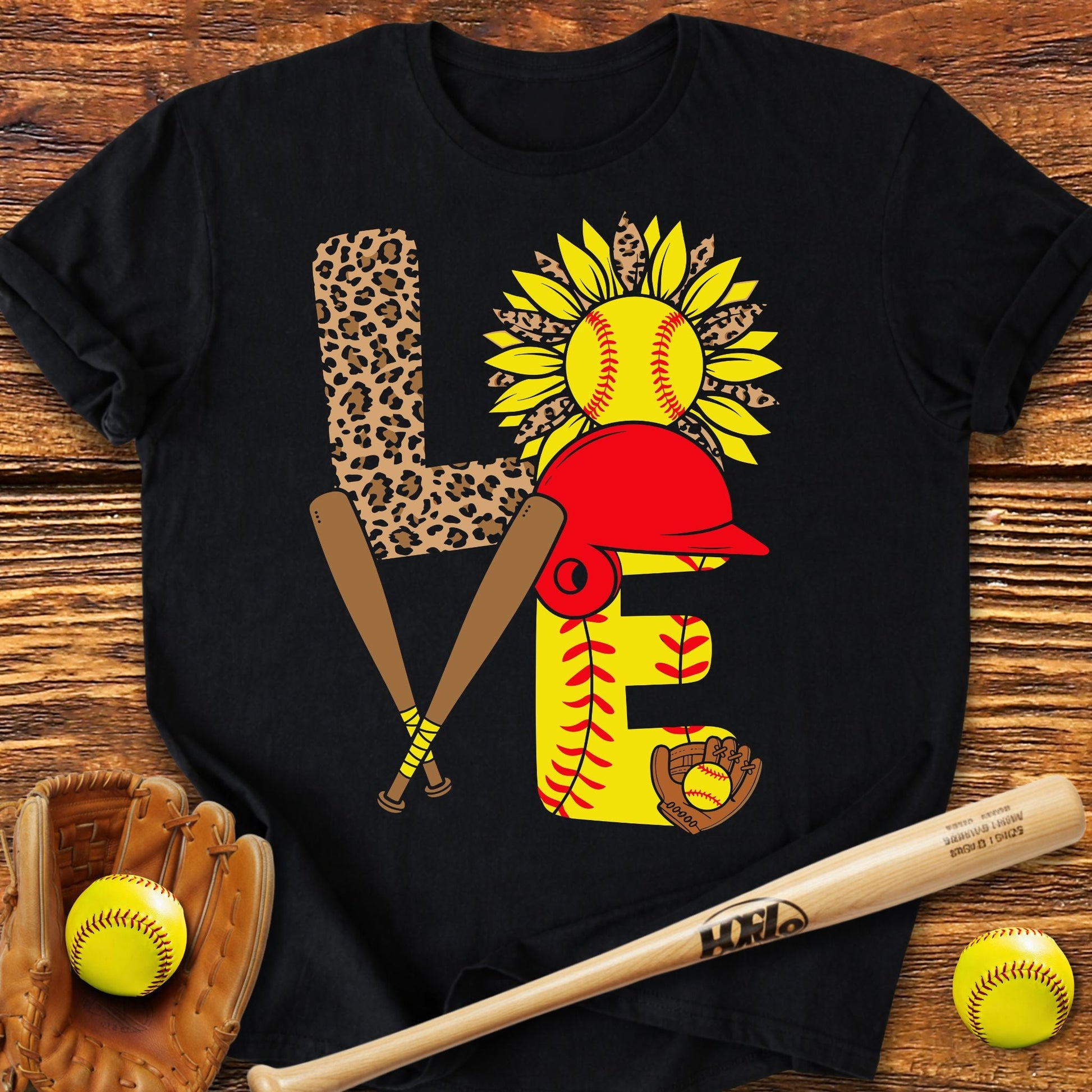 Love Softball T-Shirt - HomeRun PrintsT-Shirt