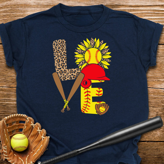 Love Softball Youth Tee - HomeRun PrintsKids clothes