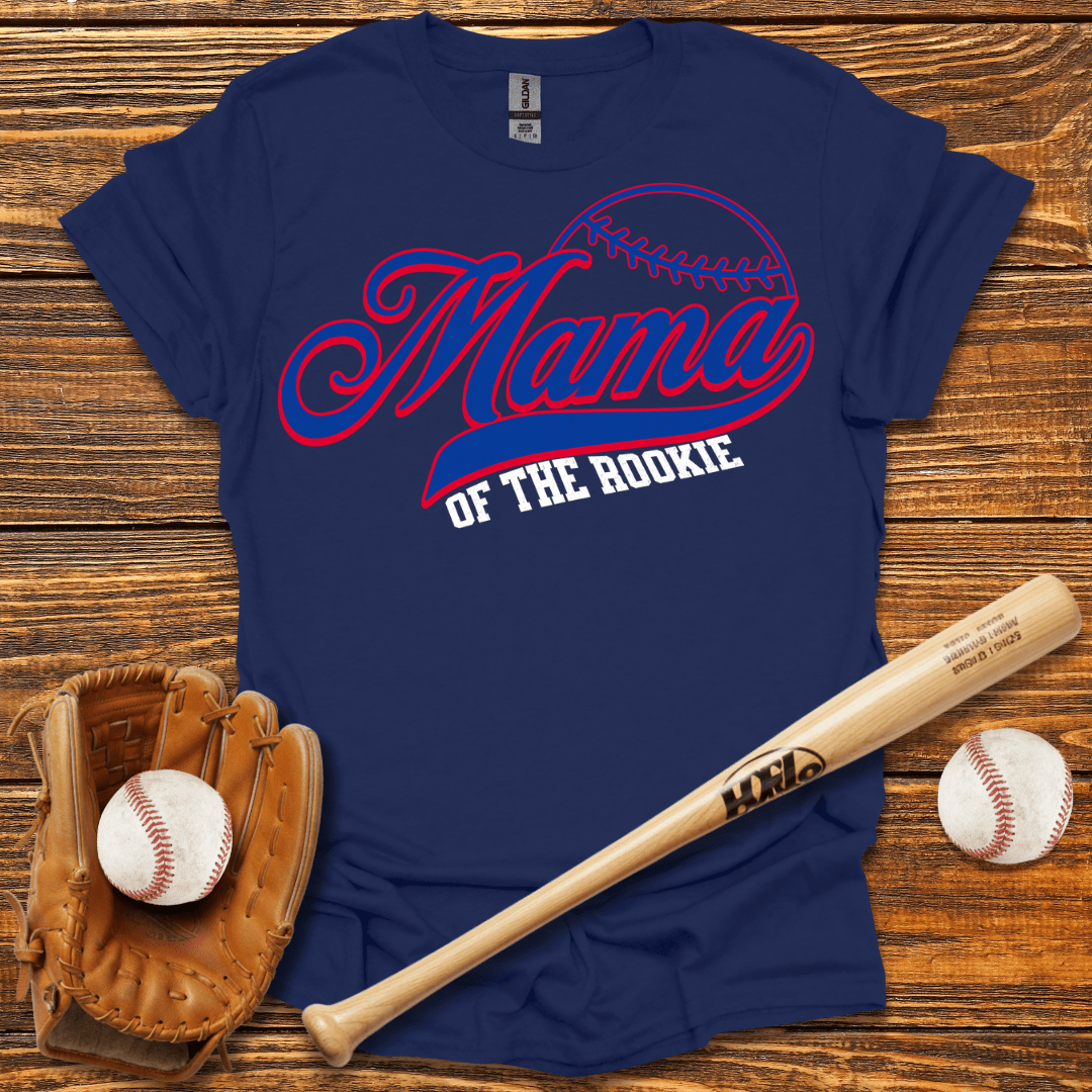 Mama Of The Rookie T-Shirt - HomeRun PrintsT-Shirt