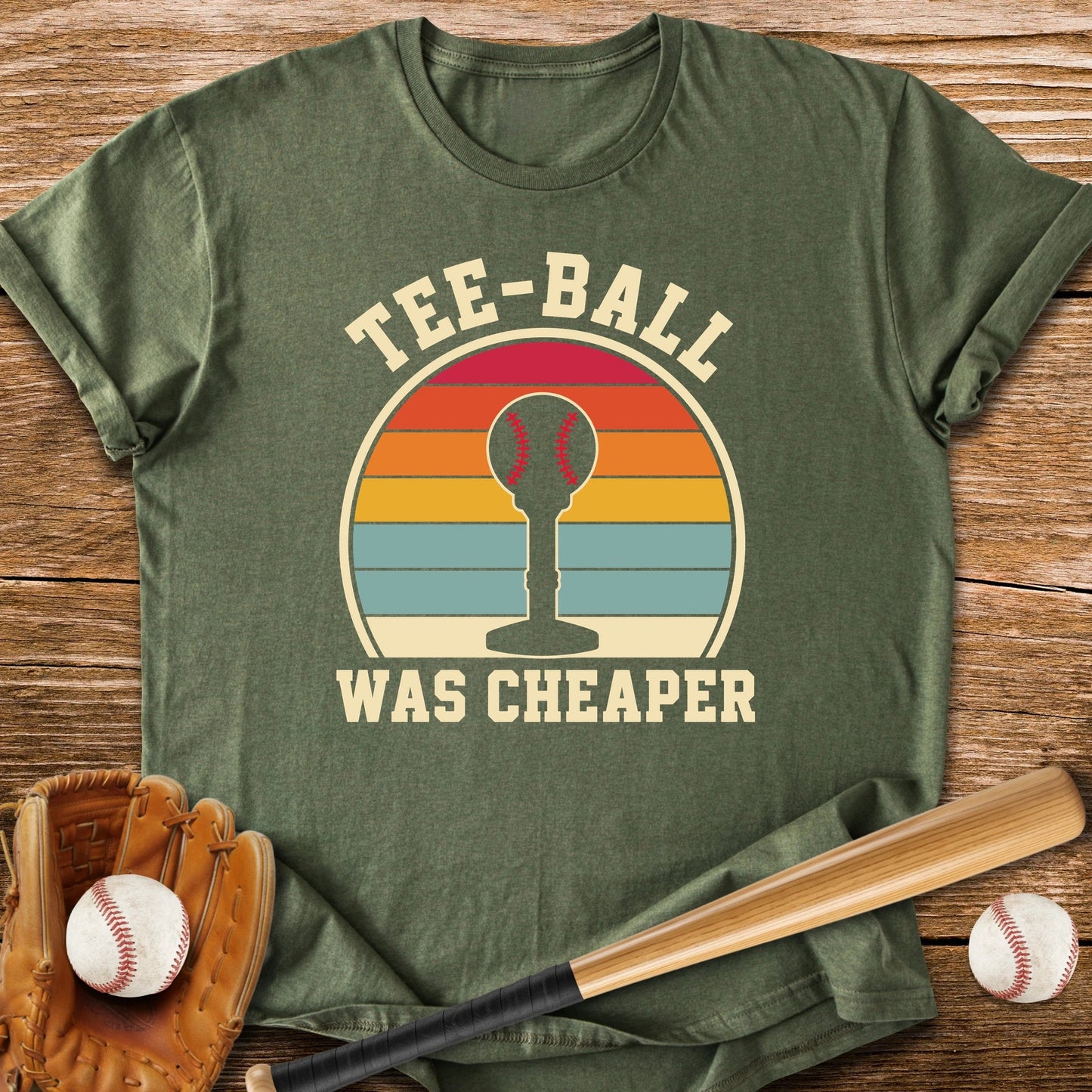 Misses Cheap -Ball Days - HomeRun PrintsT-Shirt