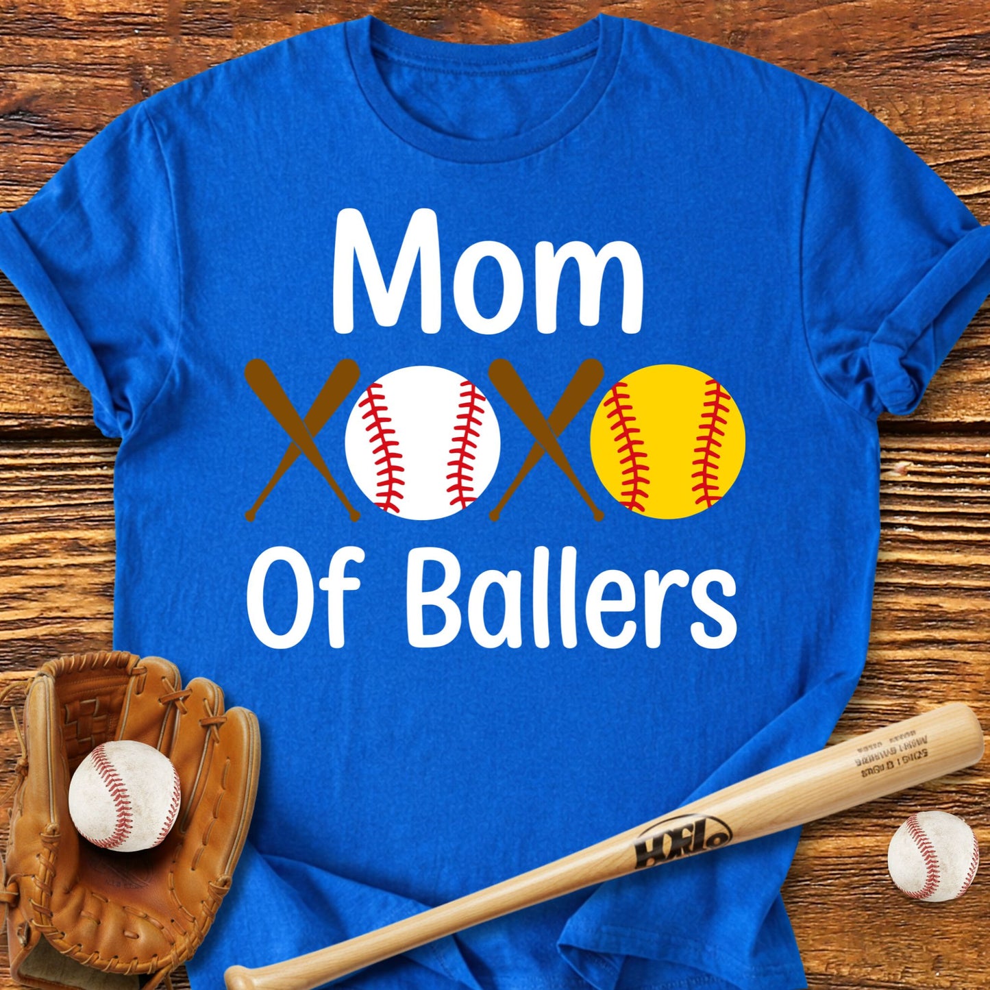 Mom Of Ballers T-Shirt - HomeRun PrintsT-Shirt