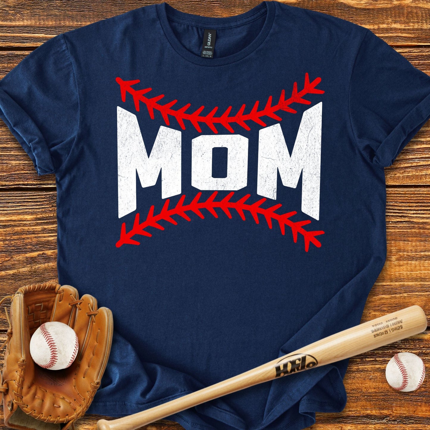 Mom Stitches T-Shirt - HomeRun PrintsT-Shirt