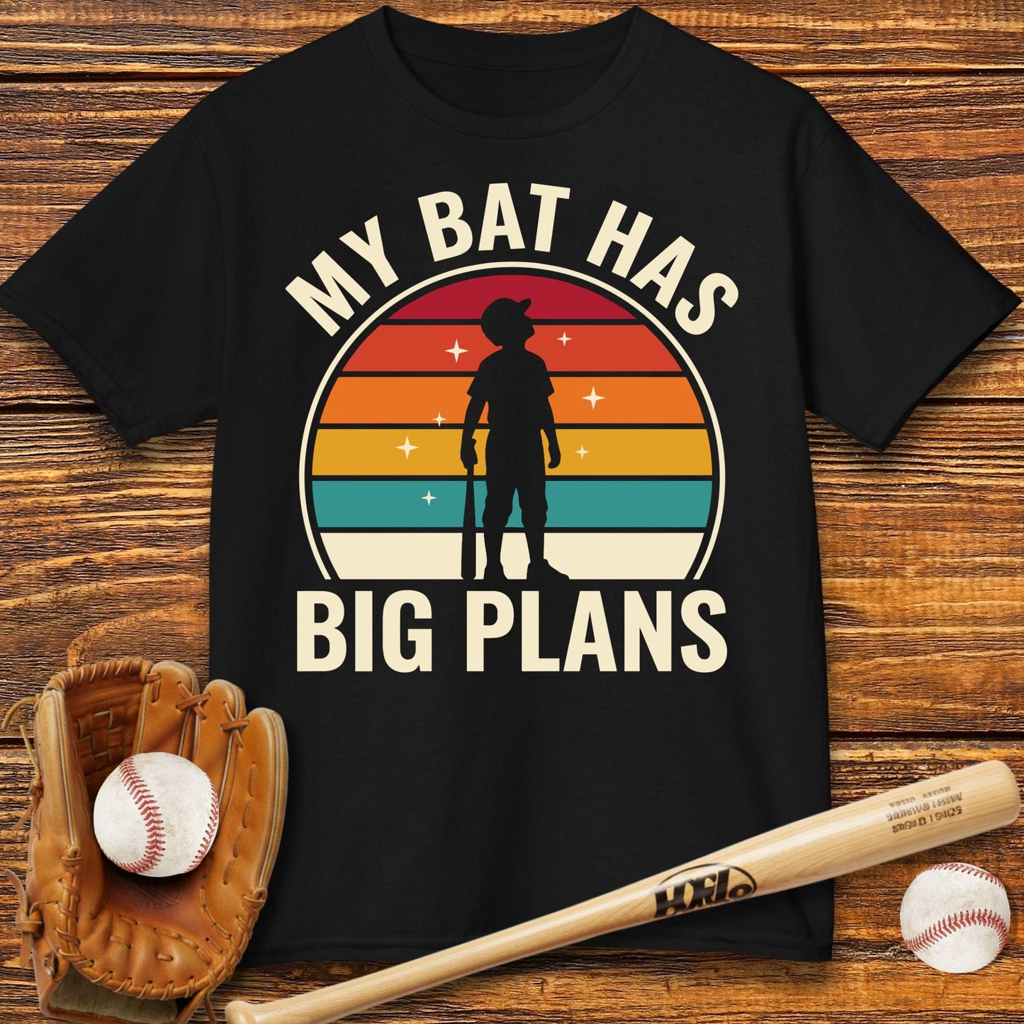 My Bat Has Big Plans Kids T-shirt - HomeRun PrintsKids clothes