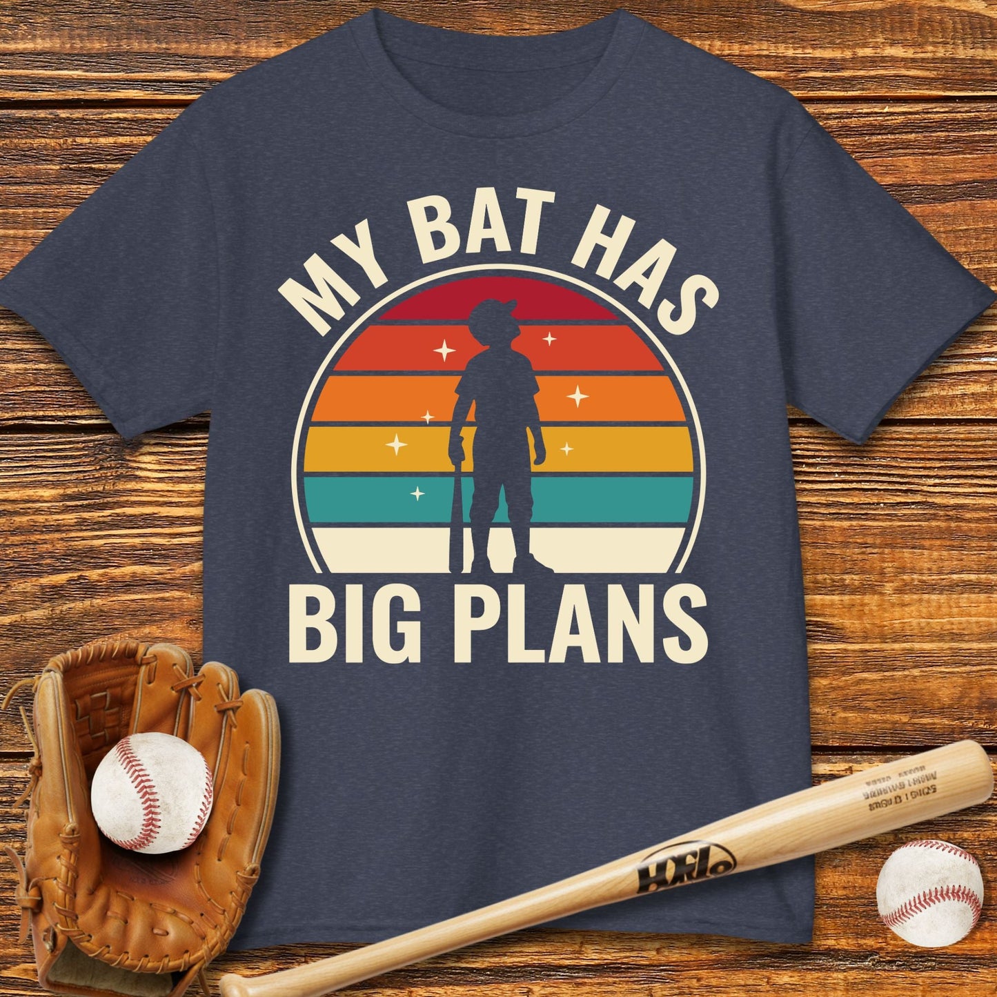 My Bat Has Big Plans Kids T-shirt - HomeRun PrintsKids clothes