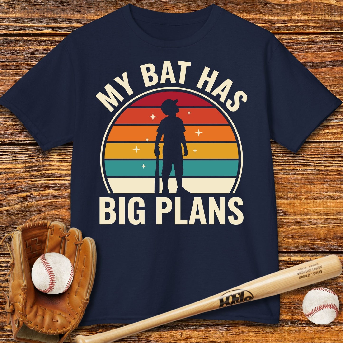 My Bat Has Big Plans Kids T-shirt - HomeRun PrintsKids clothes