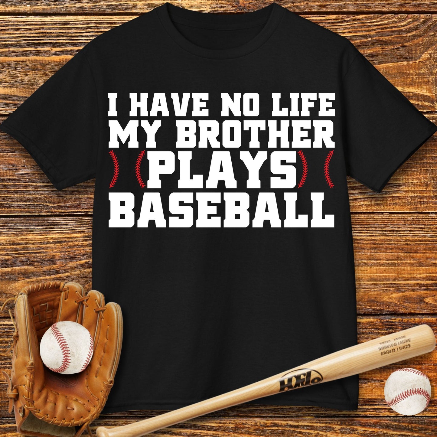 My Brother Plays Baseball Kids T-Shirt - HomeRun PrintsKids clothes