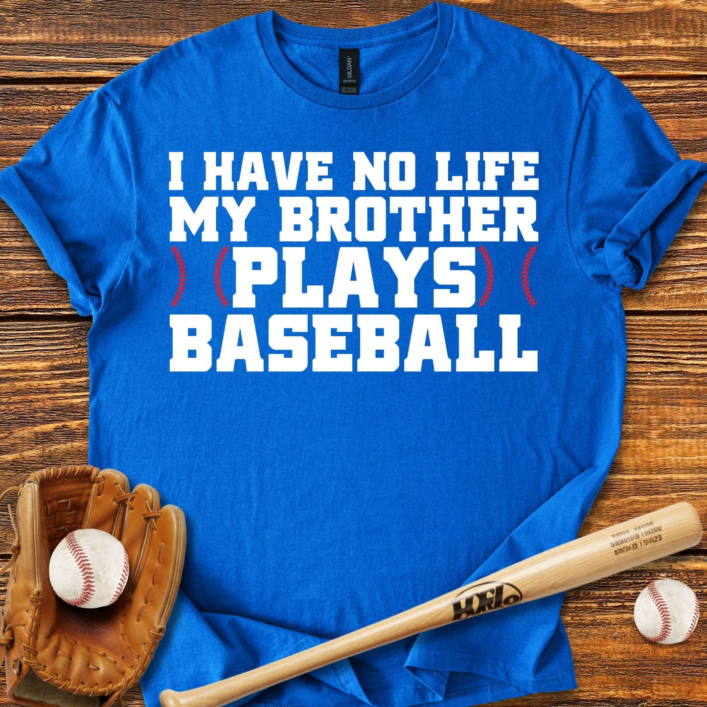 My Brother Plays T-Shirt - HomeRun PrintsT-Shirt