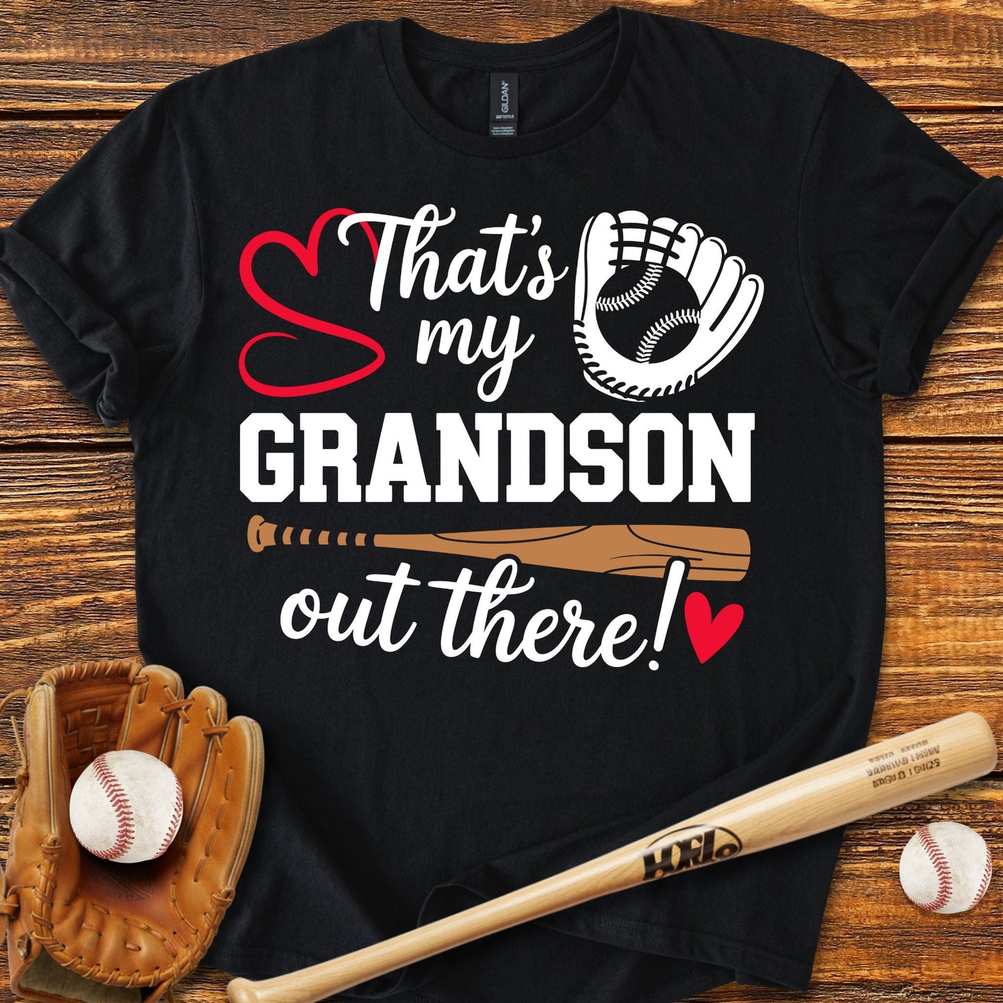 My Grandson Out There T-Shirt - HomeRun PrintsT-Shirt