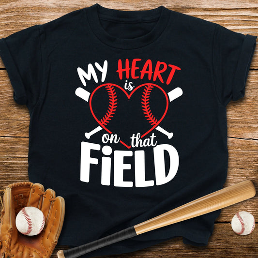 My Heart Is On That Field Youth Tee - HomeRun PrintsKids clothes