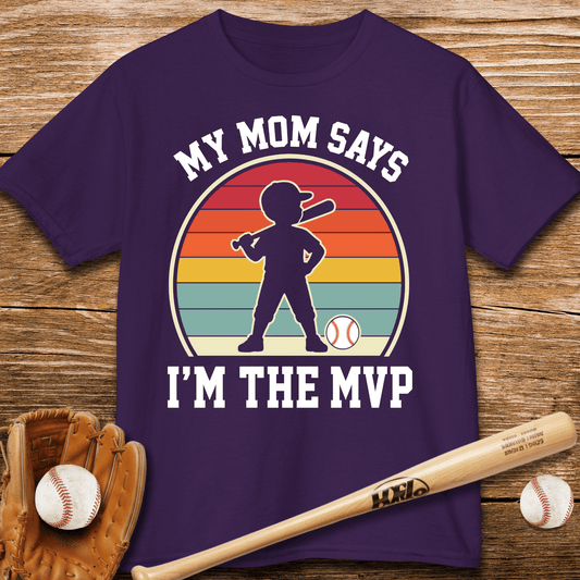 My Mom Says I'm The MVP Kids T-shirt - HomeRun PrintsKids clothes