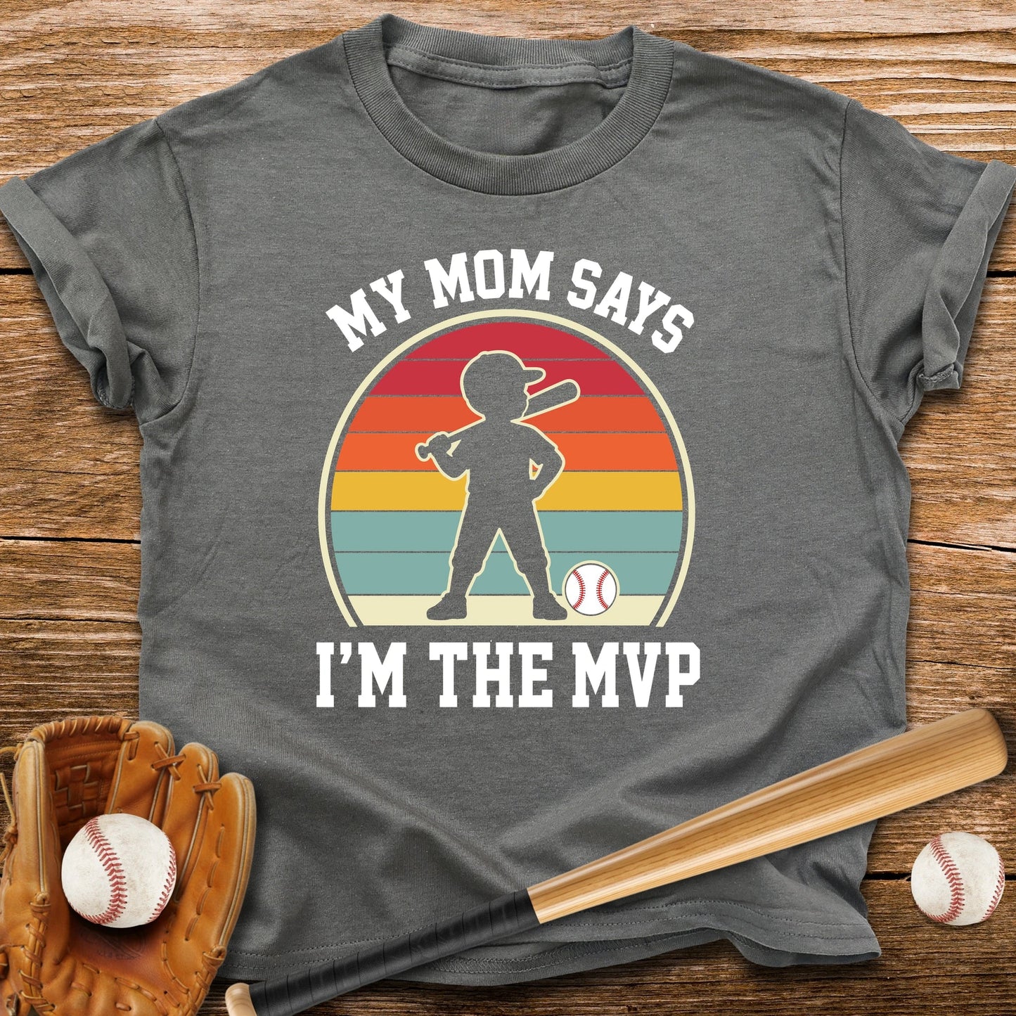 My Mom Says I'm The MVP Youth Tee - HomeRun PrintsKids clothes