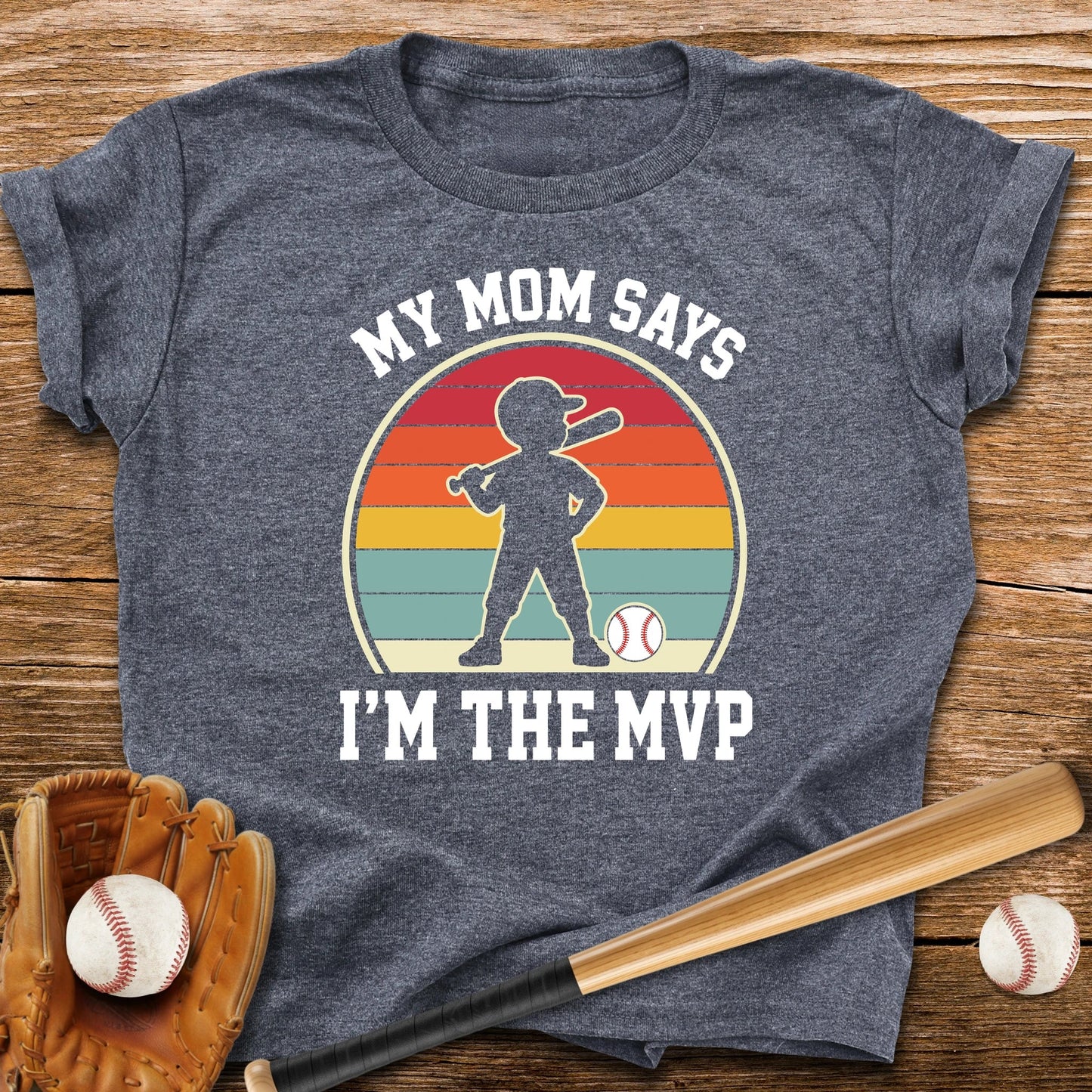 My Mom Says I'm The MVP Youth Tee - HomeRun PrintsKids clothes