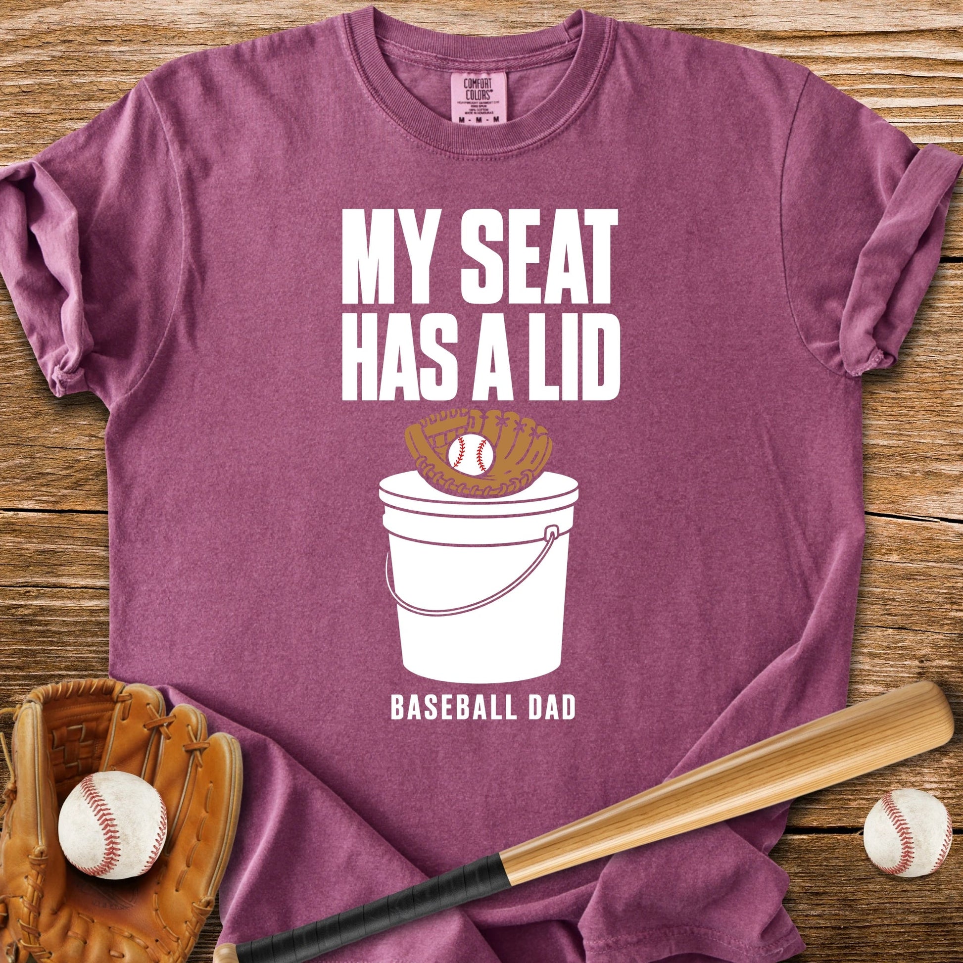 My Seat Has A Lid - HomeRun PrintsComfort Colors