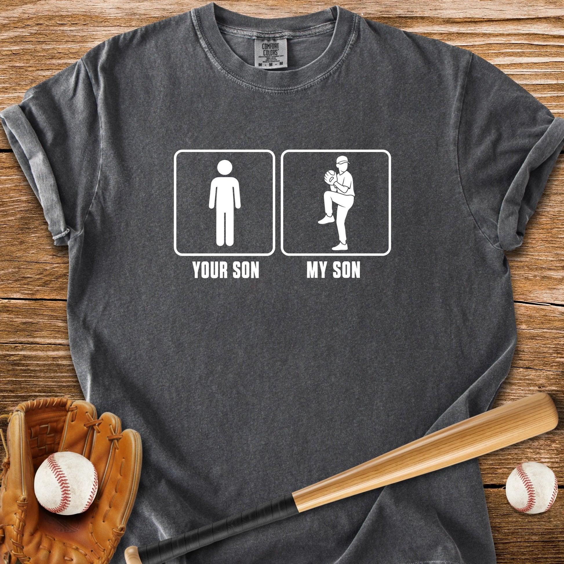 My Son Pitches - HomeRun PrintsComfort Colors