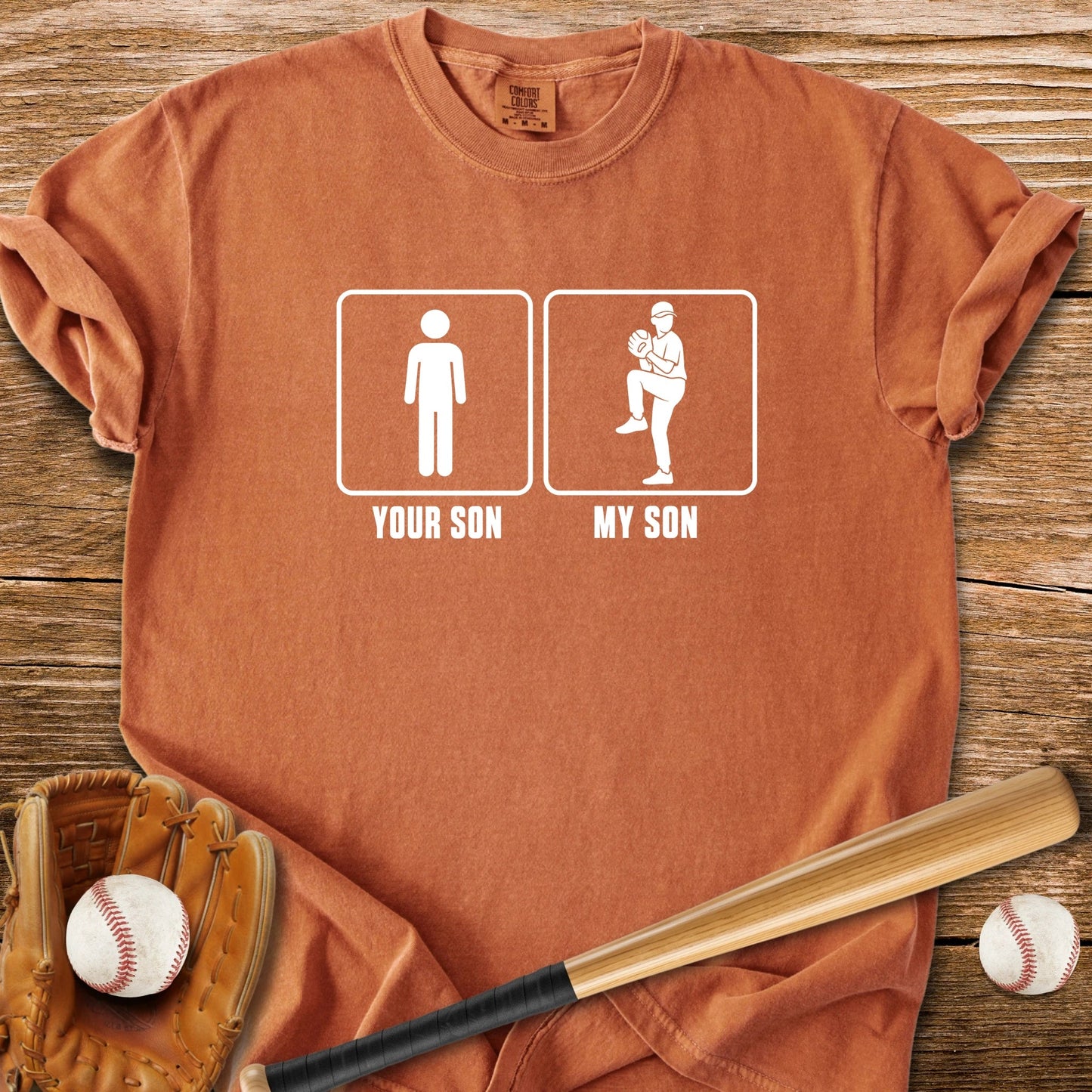 My Son Pitches - HomeRun PrintsComfort Colors
