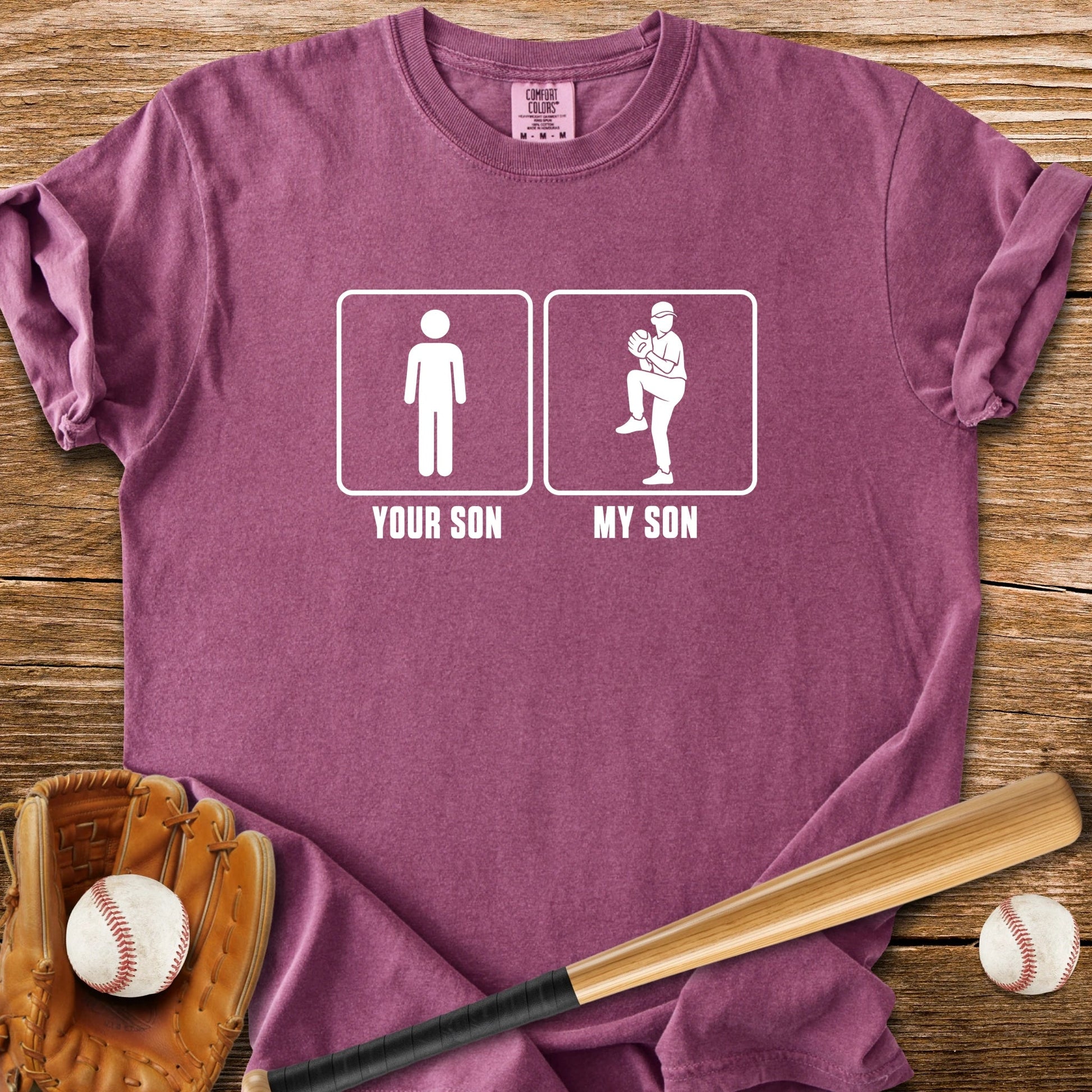 My Son Pitches - HomeRun PrintsComfort Colors