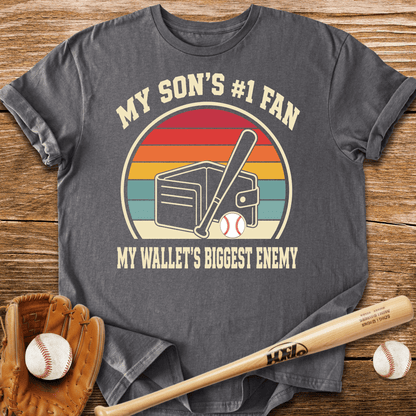 My Son's 1 Fan Wallet's Enemy T-Shirt - HomeRun PrintsT-Shirt
