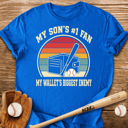 My Son's 1 Fan Wallet's Enemy T-Shirt - HomeRun PrintsT-Shirt