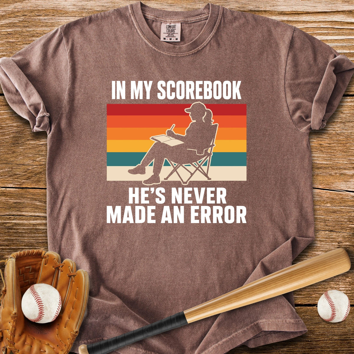 Never An Error In My Book - HomeRun PrintsComfort Colors