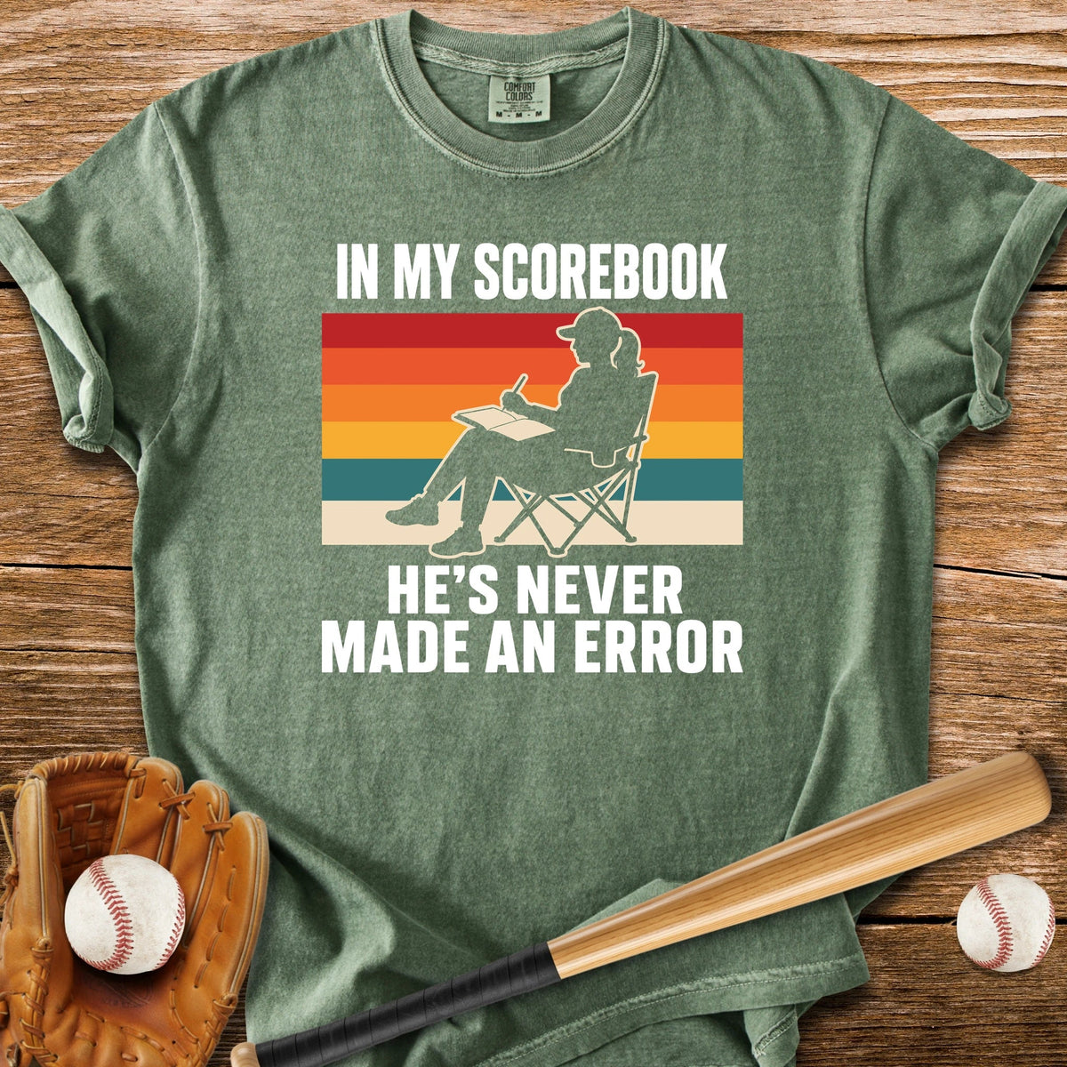 Never An Error In My Book - HomeRun PrintsComfort Colors