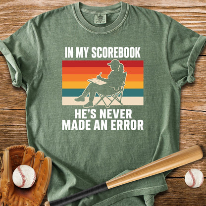 Never An Error In My Book - HomeRun PrintsComfort Colors