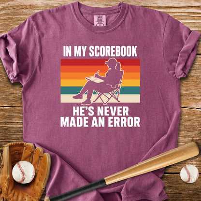 Never An Error In My Book - HomeRun PrintsComfort Colors