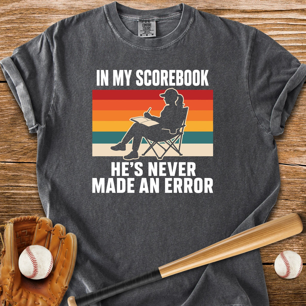 Never An Error In My Book - HomeRun PrintsComfort Colors