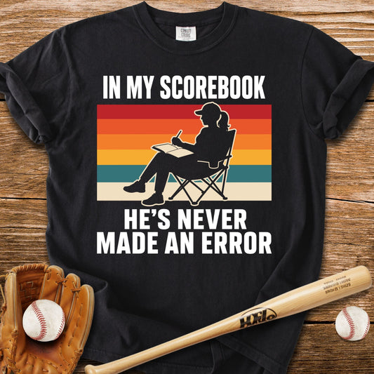 Never An Error In My Book T-Shirt - HomeRun PrintsComfort Colors