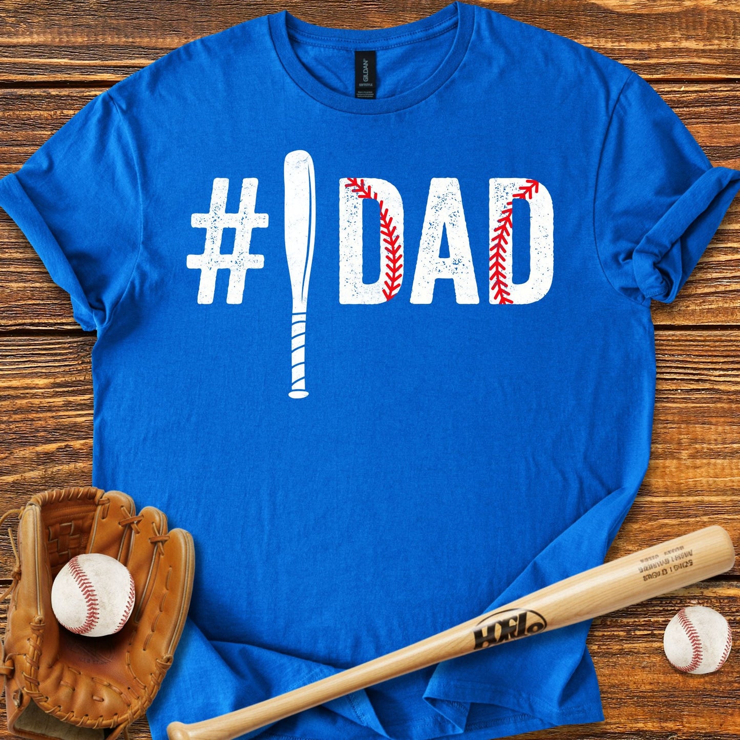 Number One Dad T-shirt - HomeRun PrintsT-Shirt