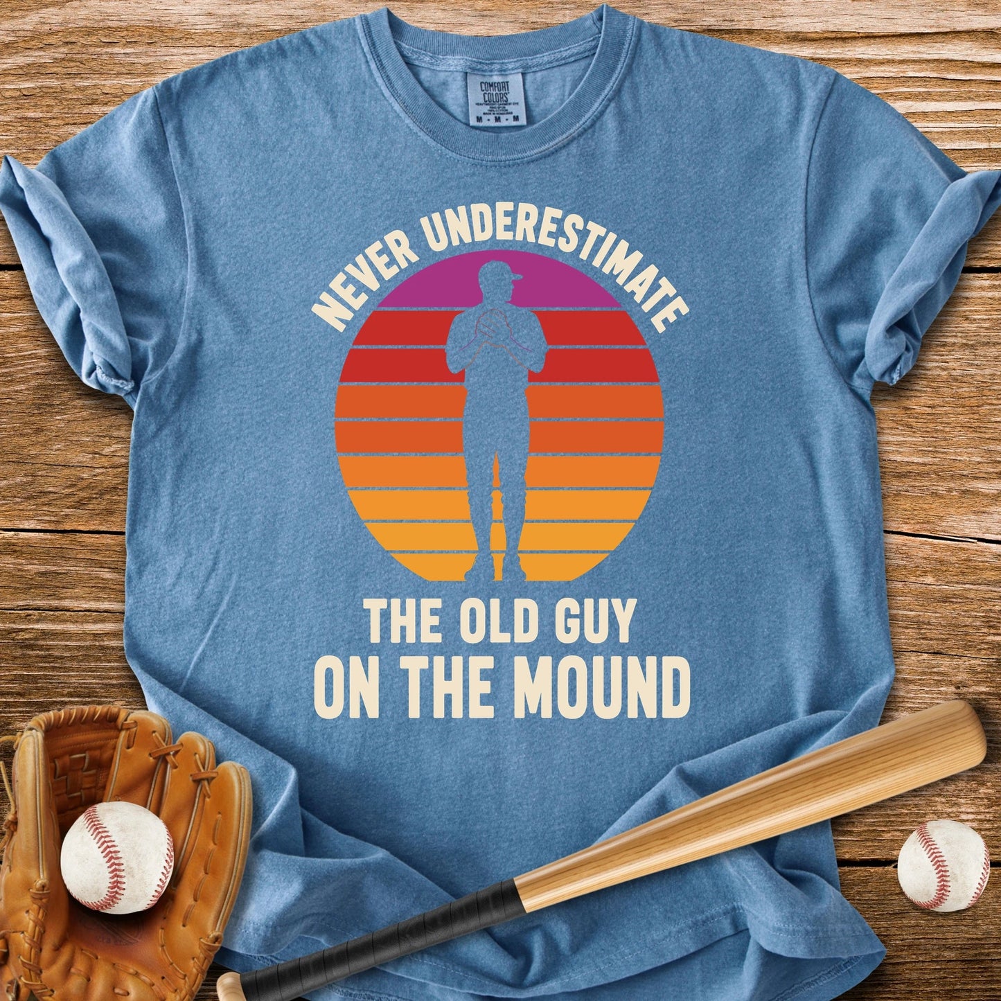 Old Guy On The Mound - HomeRun PrintsComfort Colors