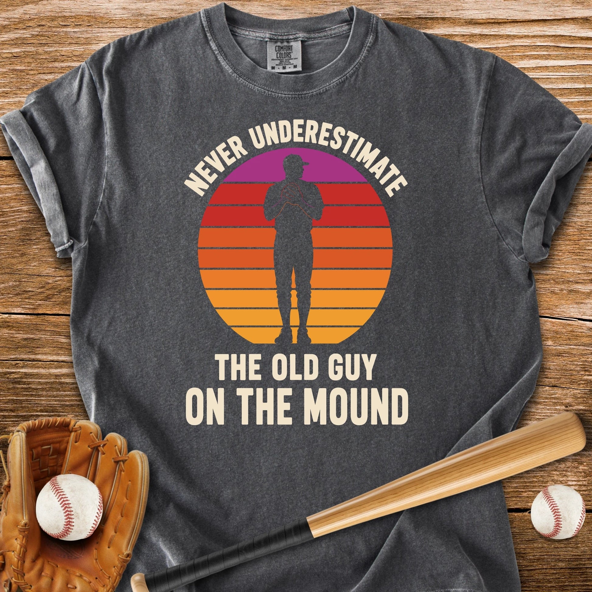 Old Guy On The Mound - HomeRun PrintsComfort Colors