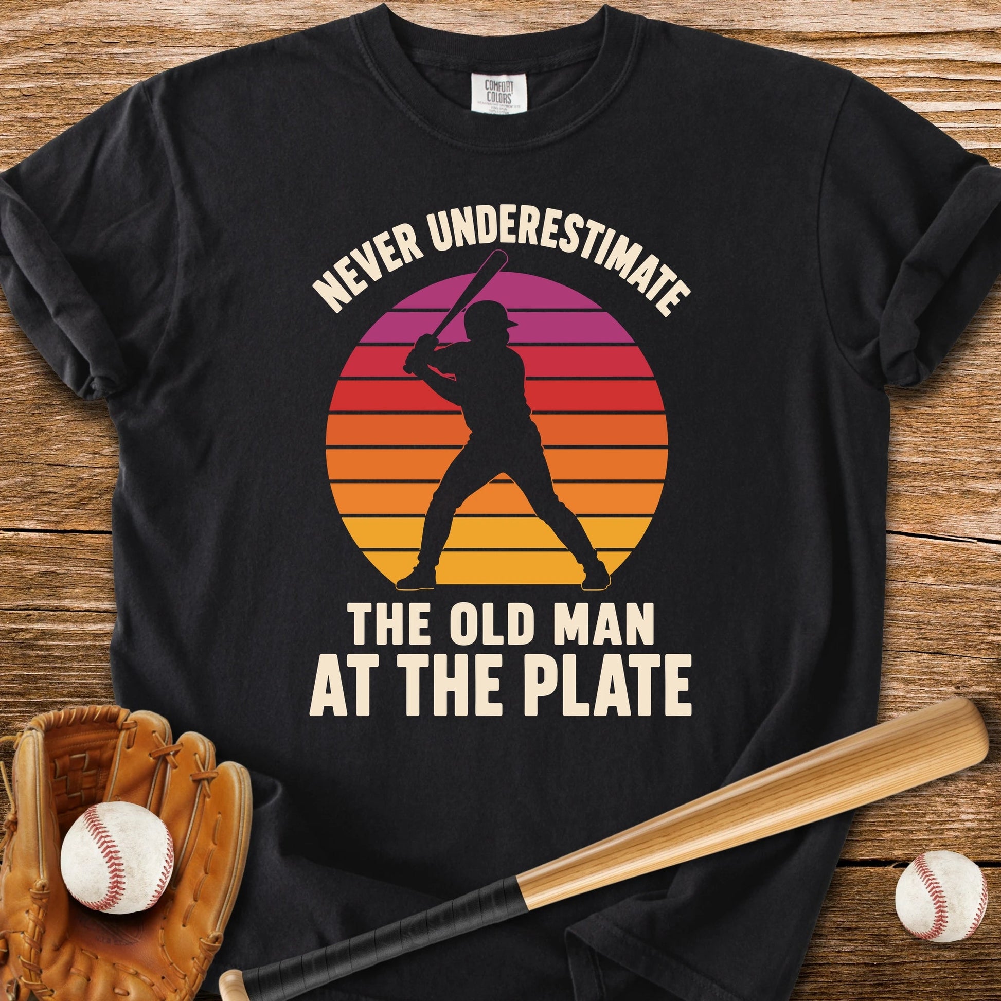 Old Man At The Plate - HomeRun PrintsComfort Colors